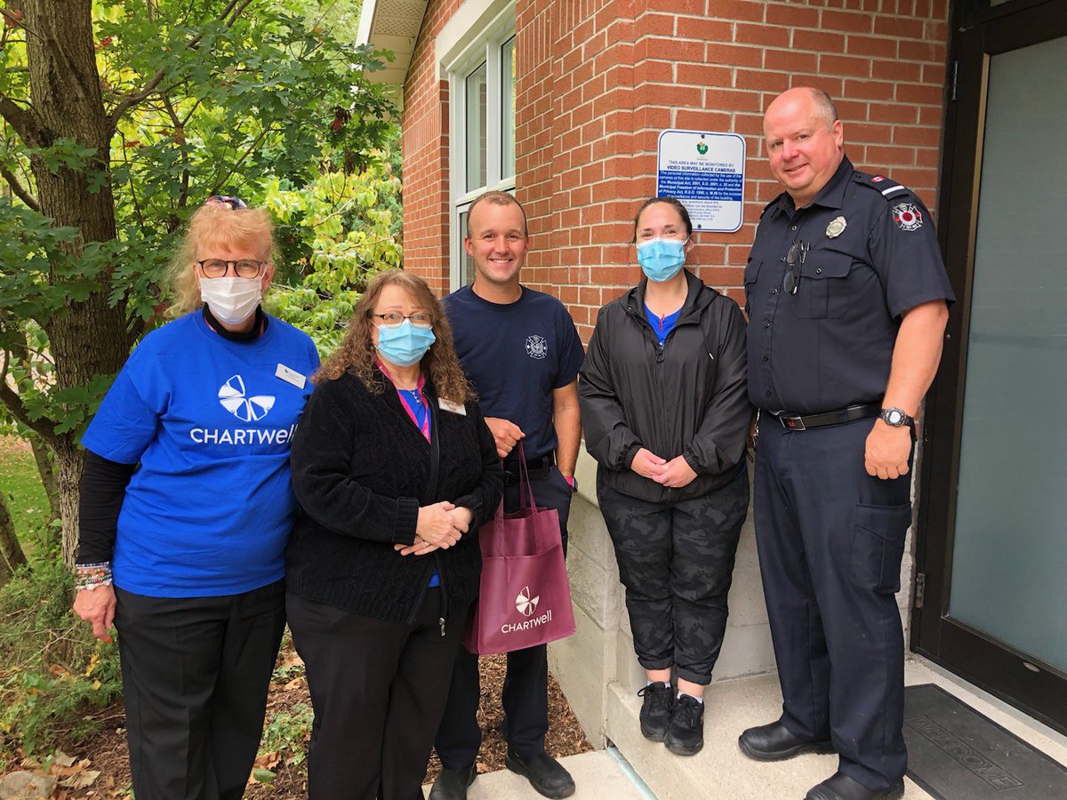 Thank you to Chartwell for the delicious treats that were dropped off at Station 2 this afternoon!