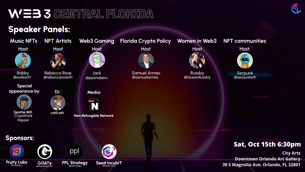 Web3CFL's tweet image. And of course, @SpottieWifi to send us off!!!! SEE YOU ALL ON OCT 15🔥✨️