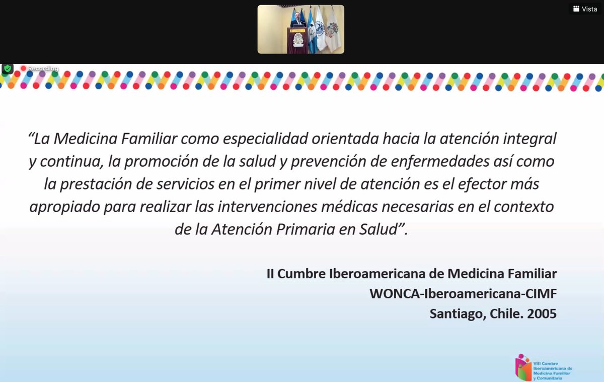 IGSS_gt's tweet photo. La inserción del médico de familia en el sistema de prestación de servicios de salud, es el tema presentado por el Dr. Thomas Meoño, coordinador ejecutivo de WONCA Iberoamericana CIMF. 
#IGSS @OPSGuate @WoncaCIMF @MinSaludGuate
#MedicinaFamiliarYComunitaria https://t.co/DuhZmwq6iz