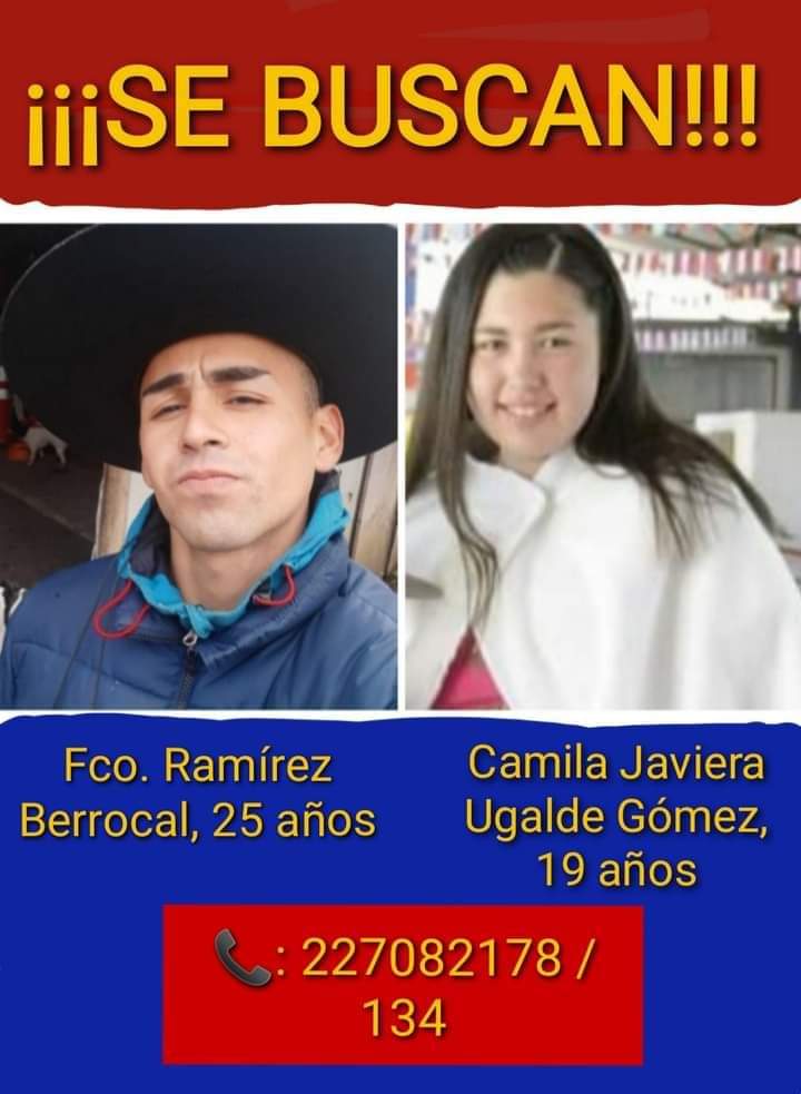SoulxSol's tweet photo. Camila desapareció en la comuna de San Vicente de Tagua Tagua,testigos afirman fue agredida por su pareja quien esta desaparecido y lo vieron en el norte del país con otra mujer. Q Camila no sea solo otra desaparecida!!! @MuchoGustoMEGA @BuenosDiasTVN @ContigoCHV @TuManana13 https://t.co/3hiWQzccw0