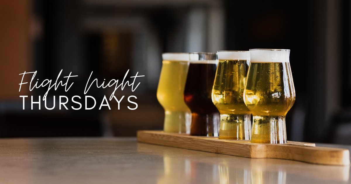 It's #ThirstyThursday and that means it's Flight Night -> 4 local craft beers for $12. 

#FlightNightThursdays | #RichmondMoments