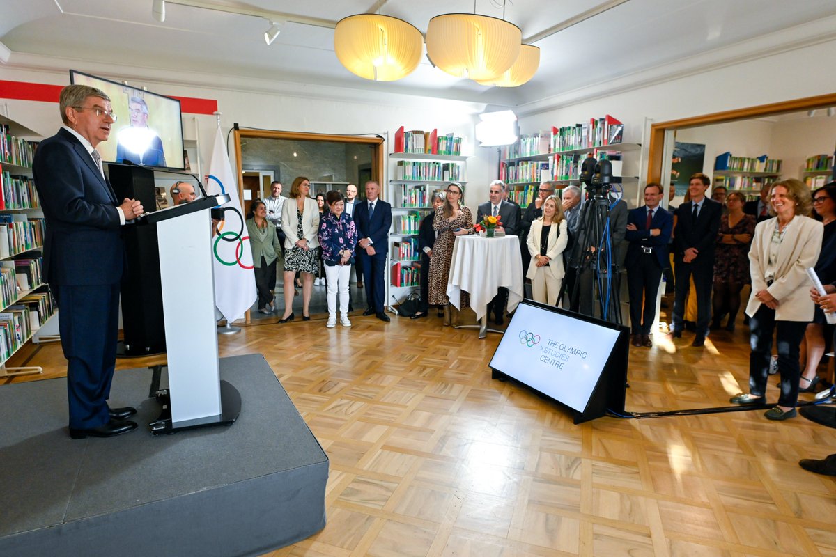 4⃣0⃣th anniversary of the Olympic Studies Centre celebrated today in Lausanne. 

"I believe that a centre of Olympic studies would aid the preservation and progress of my work more than anything else." 

➡️ Pierre de Coubertin, 1937