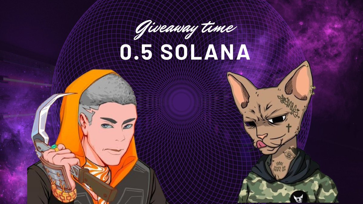 🔱 #SolGiveaway 🔱

🏆 5x .1 $SOL

Must:
1️⃣Follow @CenterNFT &amp; me 🔔
2️⃣RT, Like
3️⃣Tag a Friend

48H⏱️
#Solana #NFTs #SolGiveaways