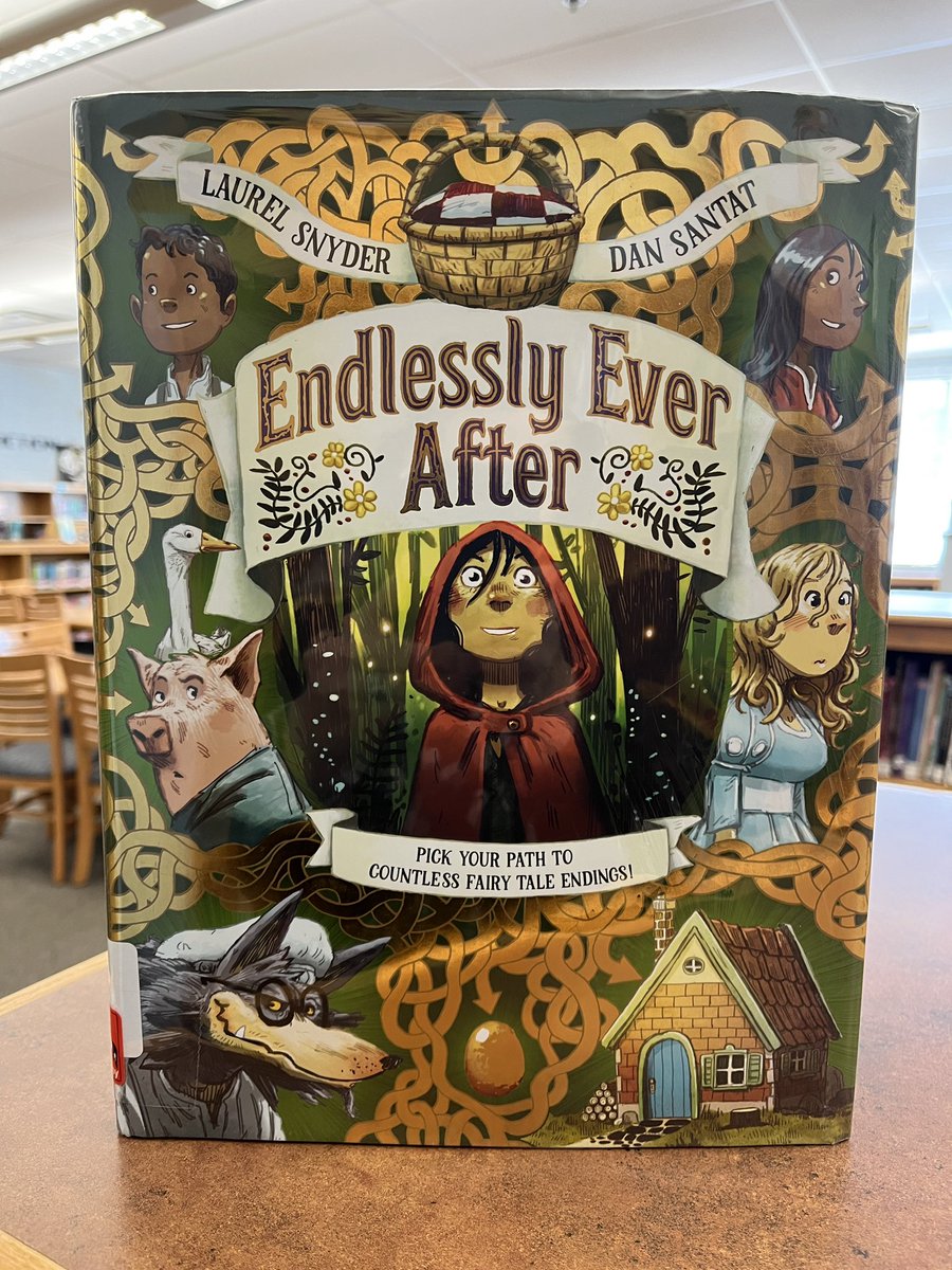 nancyhcole's tweet photo. 4th &amp; 6th graders enjoyed making predictions and then laughing at the characters fates.  The storyline by @LaurelSnyder is pitch perfect and the illustrations by @dsantat are spot on.  Kids are now in line to check it out. @StenwoodES @FCPS_ElemLib https://t.co/md3jL5M84M