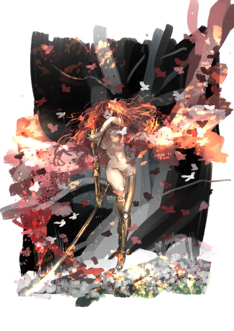 Fan art | Elden Ring - Malenia, Goddess of   
