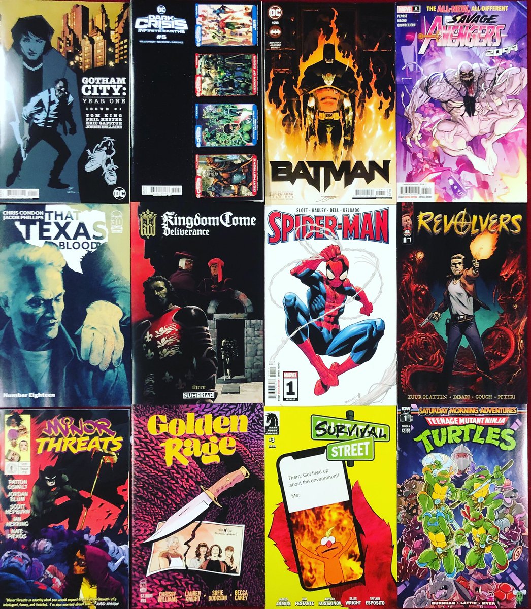 beardedcomicbro's tweet photo. NCBD: it’s always a good day when you get to pick up your comics!! What did I miss? What are you most excited for? @DCComics @IDWPublishing @marvel @ImageComics @TopCow @DarkHorseComics #comics #comicbooks #ncbd #beardedcomicbro #dc #marvel #imagecomics #behemothcomics https://t.co/VFWVbw8s5r