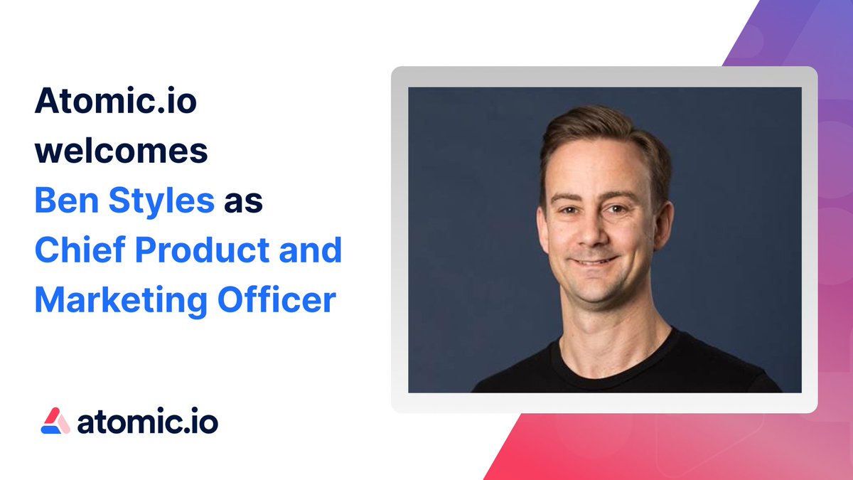 Atomic announces Ben Styles as CPMO, based in Melbourne. Ben joins from FinTech <a href="/flareaus/">Flare</a>, where he was vice president of financial services leading into their acquisition by <a href="/MYOB/">MYOB</a> &amp; has held senior roles at <a href="/Xero/">Xero</a>
 &amp; <a href="/NAB/">NAB</a> - we're excited!

#atomic #inapp #customerengagement