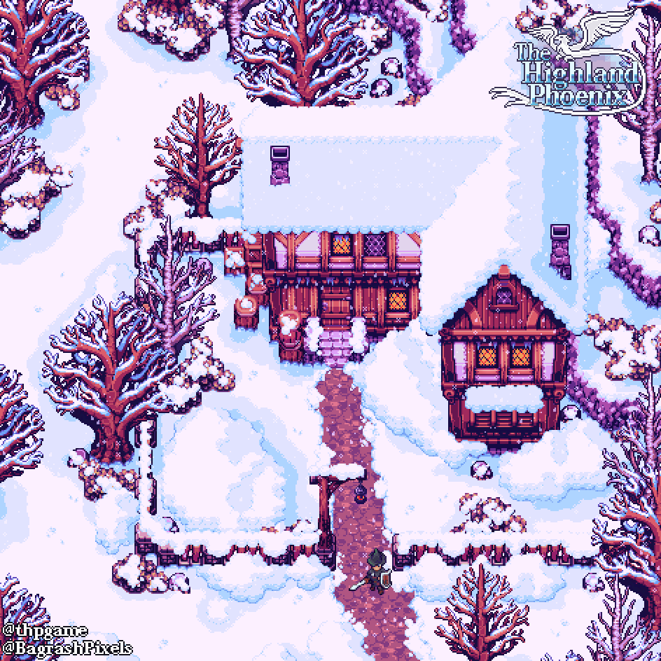 BagrashPixels's tweet photo. Winter in @thpgame, also known as t-shirt weather.

#pixelart #indiedev #gamedev #gameart #digitalartwork #thpgame https://t.co/kcYvDIjO7B