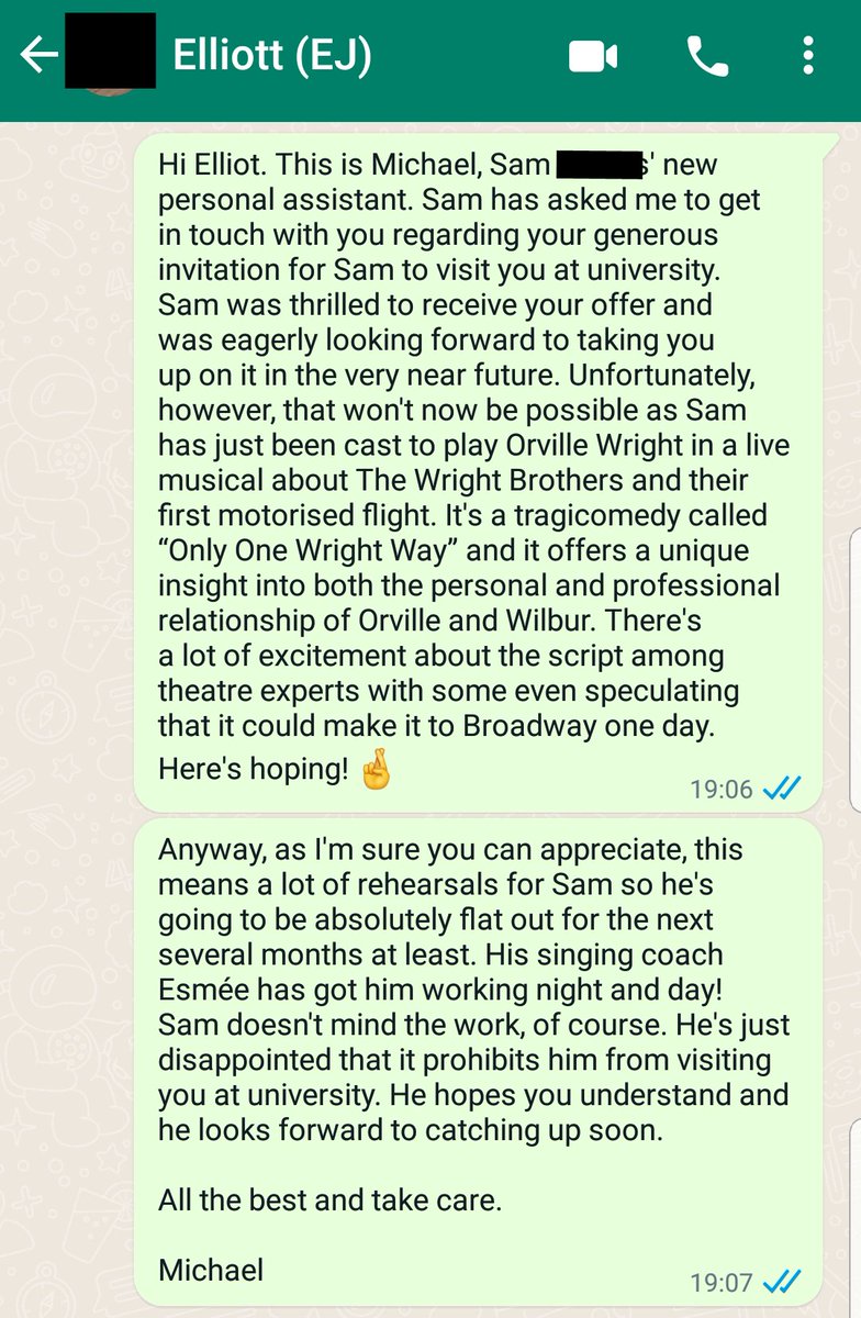 Sir Michael tweet media