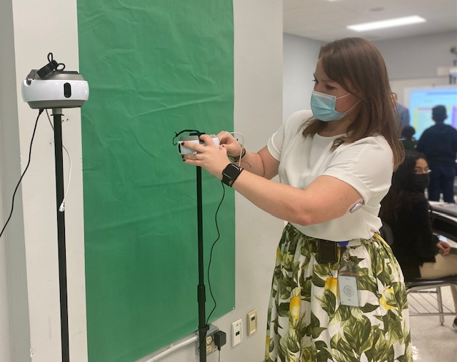 dr_hajek's tweet photo. Fascinating things are happening with the #RTF media class at #AIMS! Stay tuned to see our students' #21stcenturyskills with #edtech shine!🌟🌟🌟 https://t.co/OwpVRCePl7