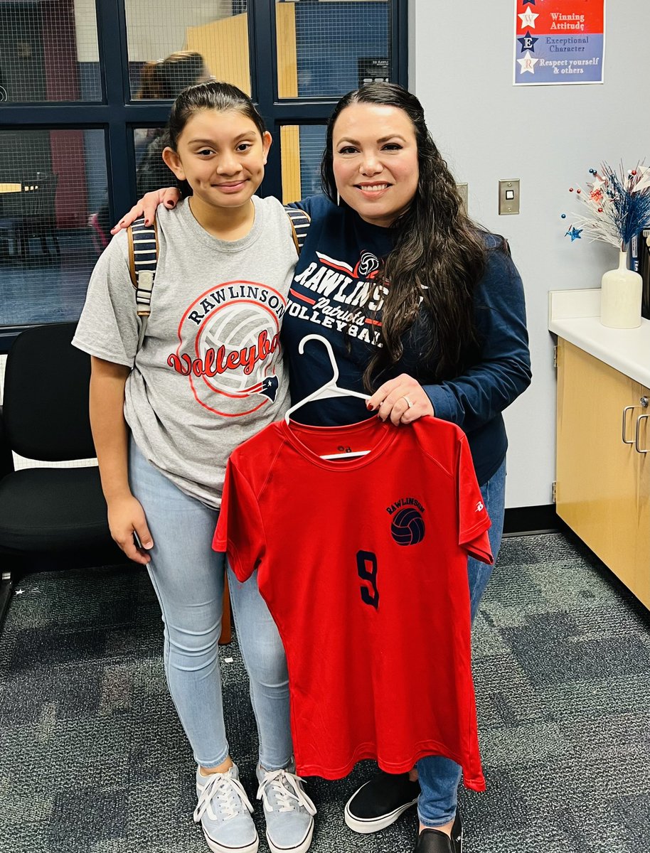 Edna G. Dominguez (@ednaeg13) on Twitter photo It’s JerzDay!!! Best of luck to our awesome Lady Patriots today! 🏐♥️🏐#BeatGarcia <a href="/SherryMireles/">Sherry Mireles</a> <a href="/NISDRawlinson/">Rawlinson MS</a> <a href="/RMS_Narvaez/">Coach Narvaez</a> <a href="/rawlinson_msg/">Rawlinson Girls' Athletics</a> It’s JerzDay!!! Best of luck to our awesome Lady Patriots today! 🏐♥️🏐#BeatGarcia <a href="/SherryMireles/">Sherry Mireles</a> <a href="/NISDRawlinson/">Rawlinson MS</a> <a href="/RMS_Narvaez/">Coach Narvaez</a> <a href="/rawlinson_msg/">Rawlinson Girls' Athletics</a>