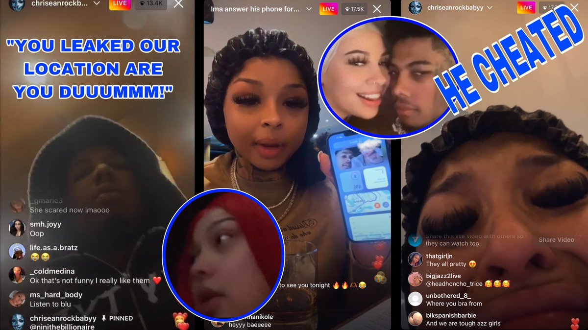 ChismeMel's tweet photo. Chriseanrock full Instagram live talks on phone w karlissa leaks location &amp; Blueface shows up
https://t.co/L8OVnbr1Cl #Blueface #chriseanrock #chriseanrockleakedvideo https://t.co/EvbFF4Nugt