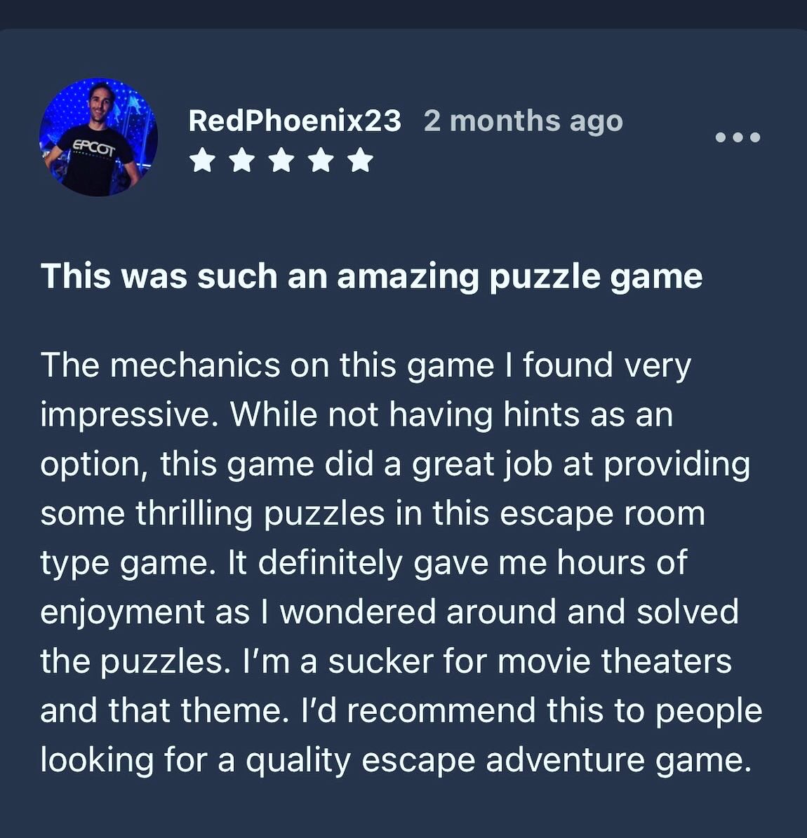 AtlasMysteryVR's tweet photo. Thanks to all the puzzle solvers who have conquered the Atlas Theater on #quest2! Your feedback has been incredible! #vr #VirtualReality #metaquest2 #OculusQuest2 #meta https://t.co/y79XekW2aI