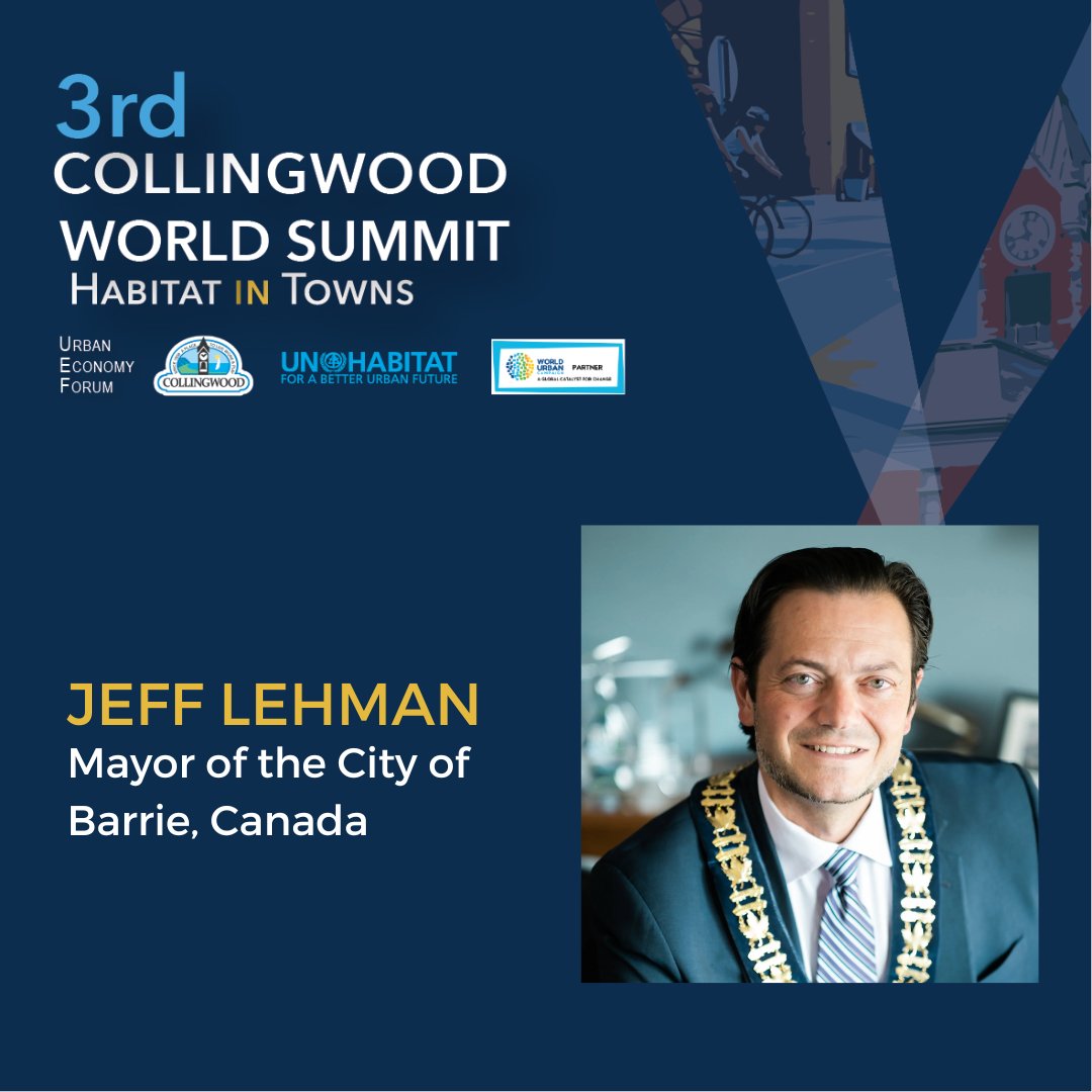 It is our pleasure to announce that Jeff Lehman, Mayor of the @cityofbarrie, Canada, will join #CWS3 as a speaker. ➡️Learn more: ueforum.org/3rd-collingwoo…