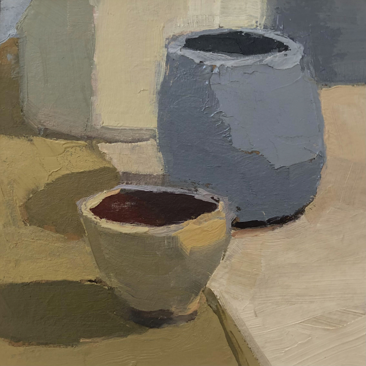 We are thrilled to announce Susan Ahearn as our Spotlight for October!  Susan's paintings are as masterful as they are captivating. This tiny still life is 'Small Pottery', on display in our entryway.

To see more of Susan Ahearn's works, visit:
ssac.org/gaSpotlight.asp