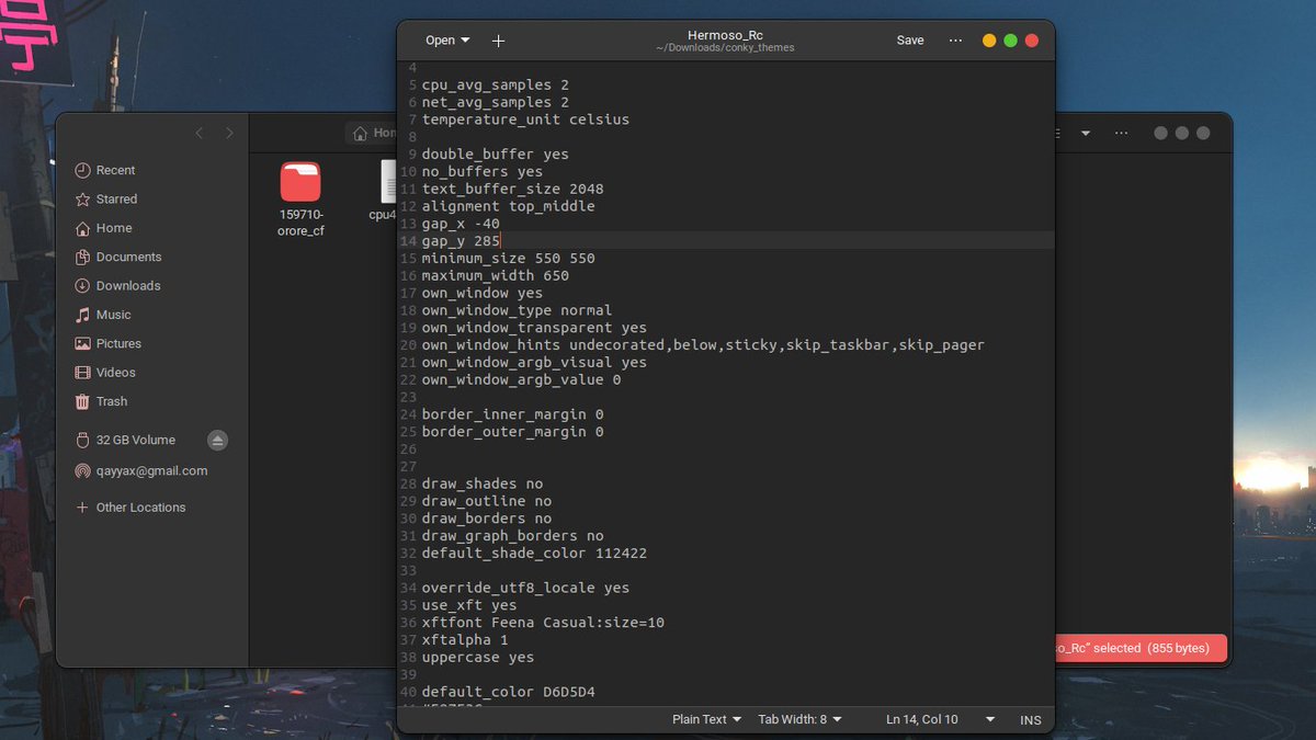 qayyax's tweet image. I still struggle with centering anything XD.
#ShowYourLinuxDesktop