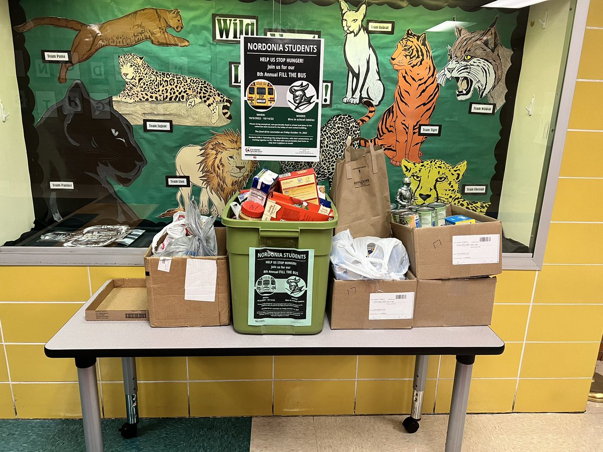 MrsFox2019's tweet photo. Lee Eaton students are off to a great start to help STOP HUNGER! Canned food drive runs til Oct.14th! #nordoniarocks #LErocks @CarolSTonsing @CoachRudowsky https://t.co/E26ezKZZnh