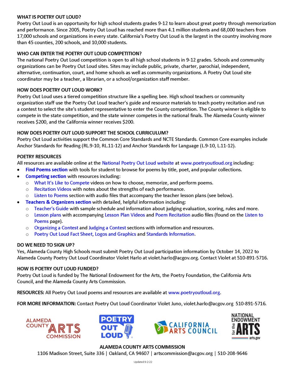 ACOE Arts Learning (@acoearts) on Twitter photo Check out this Spoken Word opportunity for High School Students! Check out this Spoken Word opportunity for High School Students!