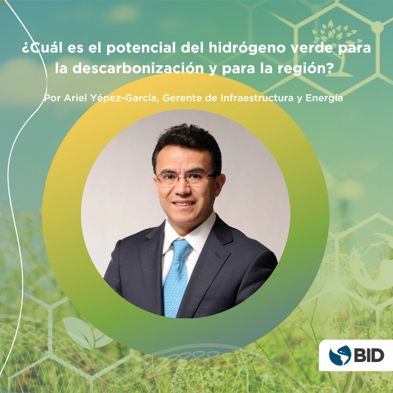 el_BID's tweet photo. El #Hidrógeno tiene el potencial de desempeñar un papel importante en la transición energética. @ArielYepezG escribe sobre los potenciales usos de este elemento, y cómo el hidrógeno verde abre muchas oportunidades de descarbonización en los países de #LAC. Conoce más: