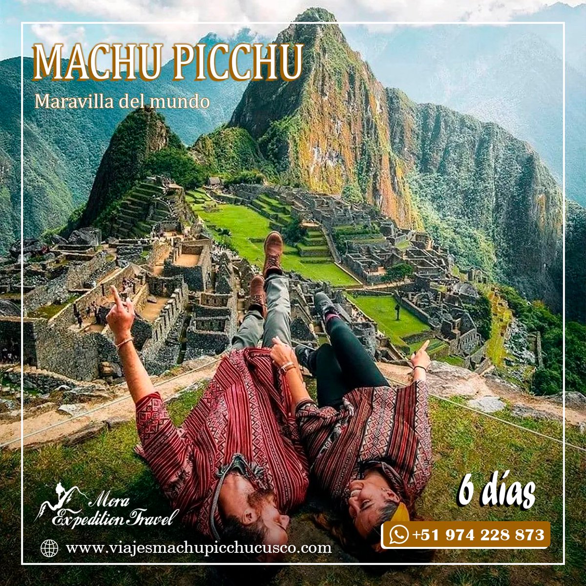 👉𝑫𝑬𝑺𝑪𝑼𝑩𝑹𝑬 𝑳𝑨𝑺 𝑴𝑨𝑹𝑨𝑽𝑰𝑳𝑳𝑨𝑺 𝑫𝑬𝑳 𝑷𝑬𝑹Ú 𝑬𝑵 6 𝑫Í𝑨𝑺 - 5 𝑵𝑶𝑪𝑯𝑬𝑺 

📱 +51 974 228 8733
✅ WhatsApp: bit.ly/ChatMoraExpedi…
🌐 Web: viajesmachupicchucusco.com

#vacaciones2022 #machupicchu #tours #turismoecuador #turismocolombia #Vinicunca #trekking