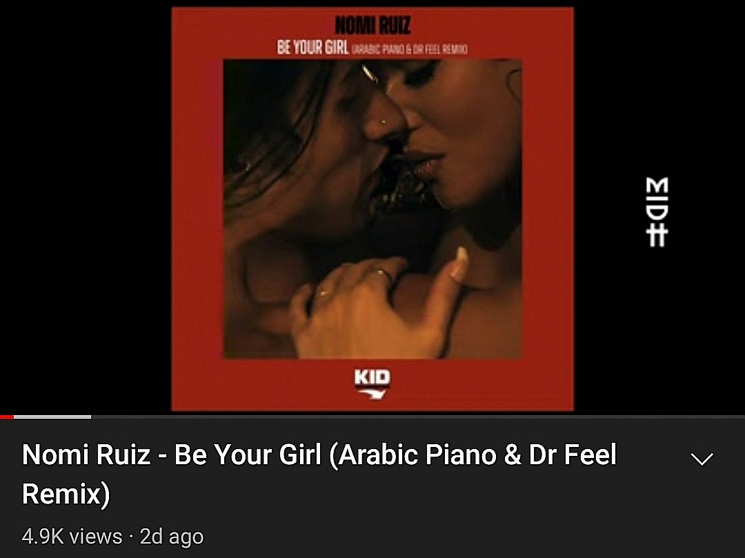<a href="/NomiRuiz/">Nomi Ruiz</a> -Be Your Girl <a href="/ArabicPiano/">Arabic Piano</a> &amp; @drfeelsa Remix STREAMING NOW on @Madorasindahouse YOUTUBE CHANNEL. 
Label <a href="/KIDRECORDINGS/">Craig Roseberry</a>

THANK YOU BRO <a href="/Harrysindahouse/">Madorasindahouse</a> 🙏🏽🙏🏽

STREAM LINK youtu.be/TVxvpVYG36Q