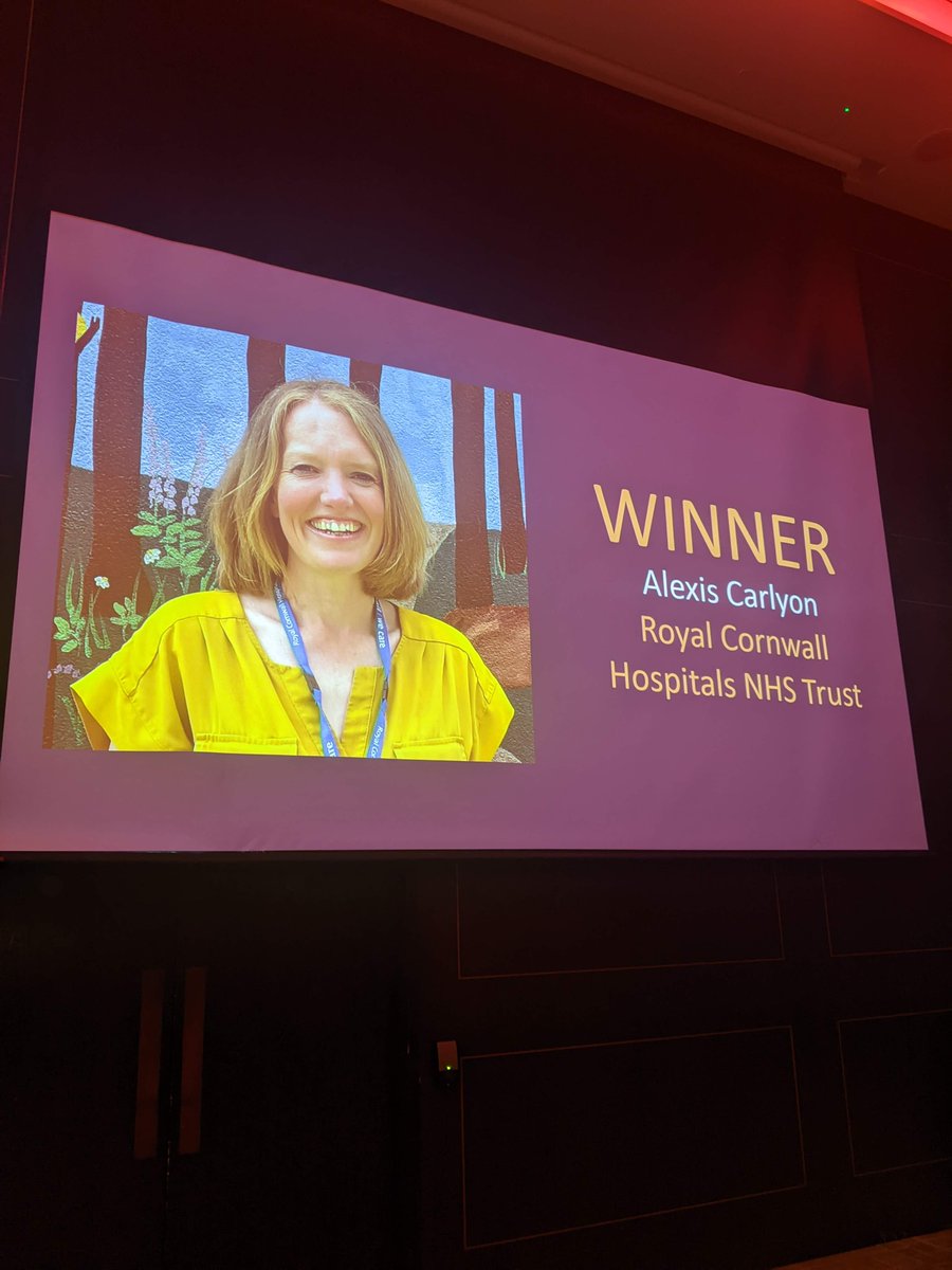 The winner of the Contribution to Project award is Alexis Carlyon from Royal Cornwall Hospitals NHS Trust. Well done! 🎉 #inspiringwomen