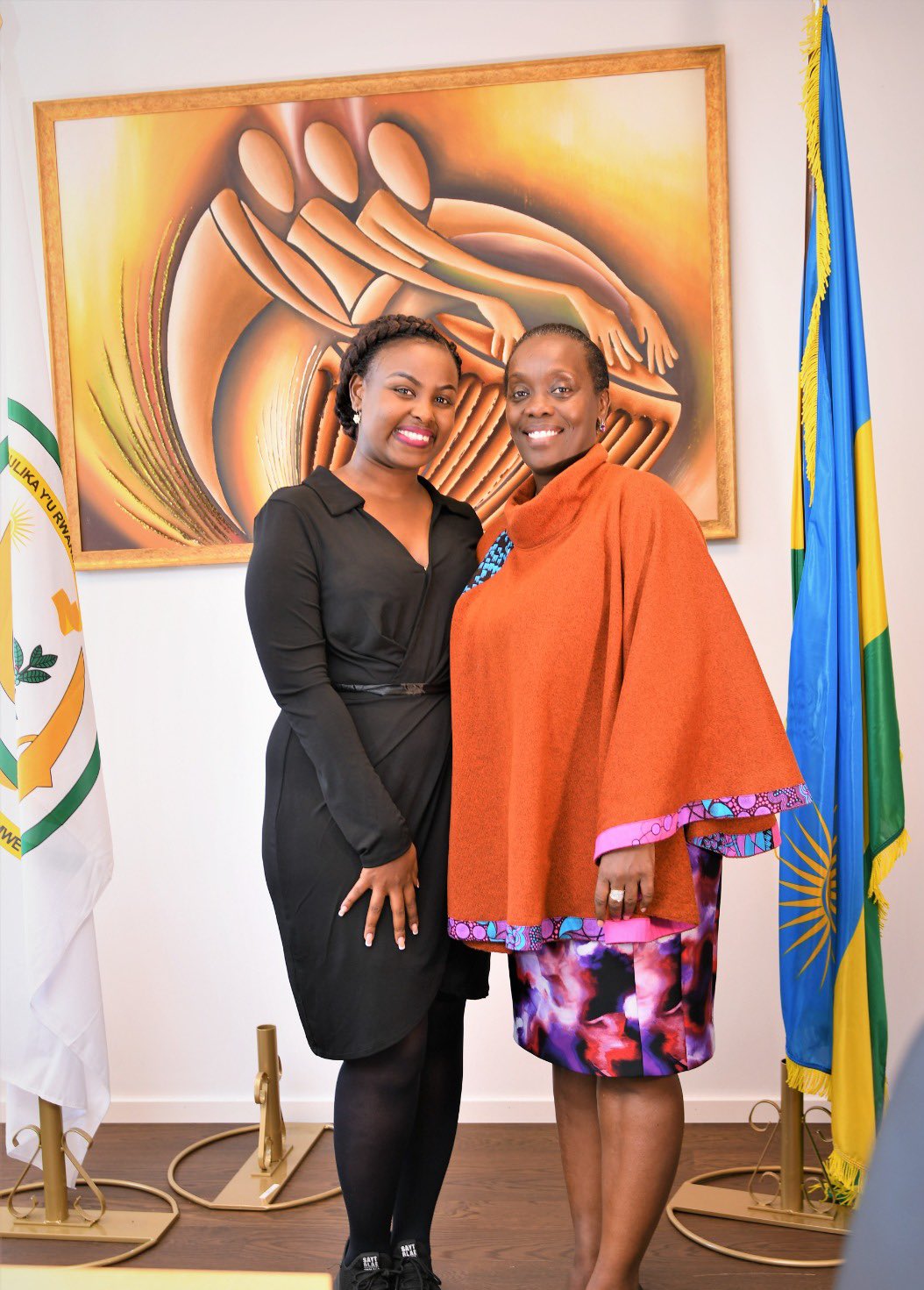 Gloria Mukamabano on Twitter "Twishimiye kwakirwa DianeGashumba