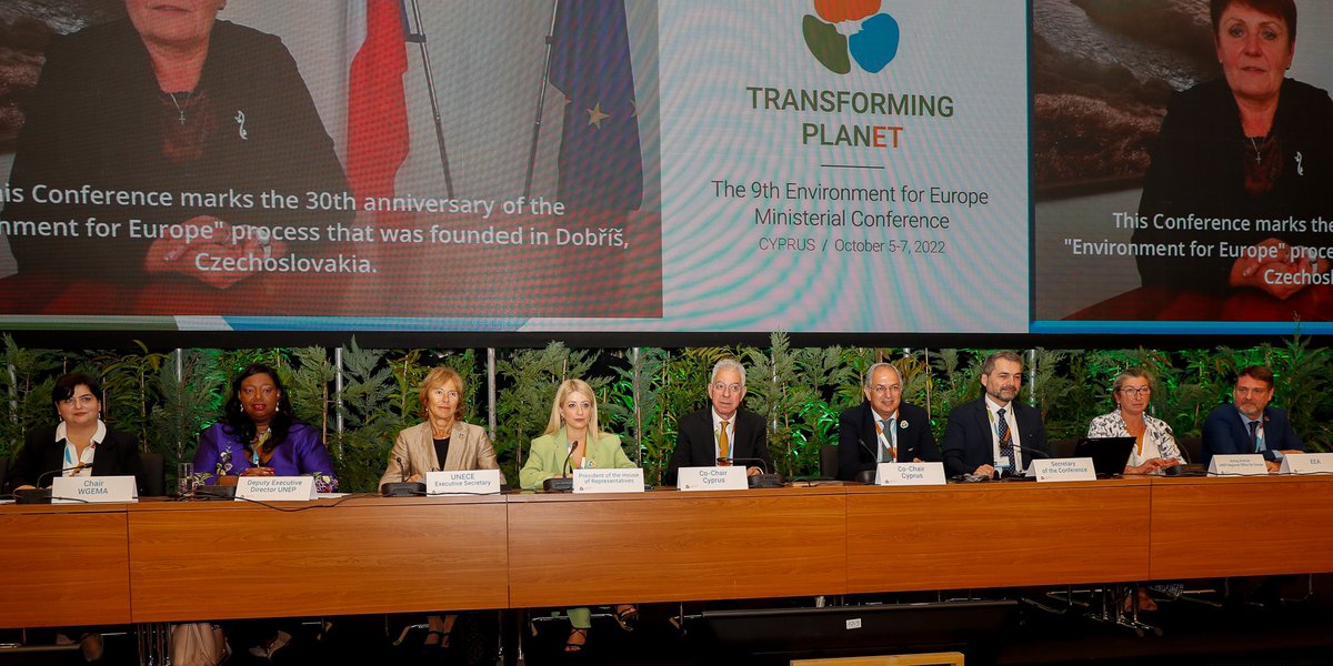 pprodromou's tweet photo. The Nicosia Ministerial Statement on Education for Sustainable Development is approved. The @UNECE Strategy for #ESD 2021-2030 is a valuable guide to face critical challenges. Thanks to all the 60 participant countries &amp; @algayerova @KoneSonja @UNEP https://t.co/4Rtgpj1xPr