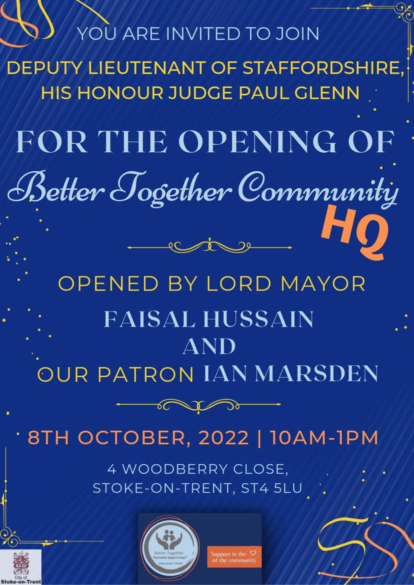 BetterTogetherCommunitySupportGroup (@betterstoke) on Twitter photo 