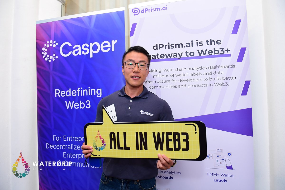 Casper_Network's tweet photo. Together with @waterdripfund, we brought thousands of #Web3 builders, investors, and VCs under one grand roof at #TOKEN2049 🙌

We look forward to seeing you all at the next event - @CoinDesk I.D.E.A.S. 2022 conference in #NYC! https://t.co/j6GP3KfCoV