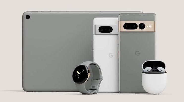 segalink's tweet photo. I just saw the Google event introducing their ecosystem and flagships. The pixel watch, tab, bud, Pixel 7 and 7 Pro. Nice one. Recommended for those simulating how to engage the Apple integrated Ecosystem. Impressive. 👍🏽 #AppleInspired. https://t.co/0XuhsIXmcn