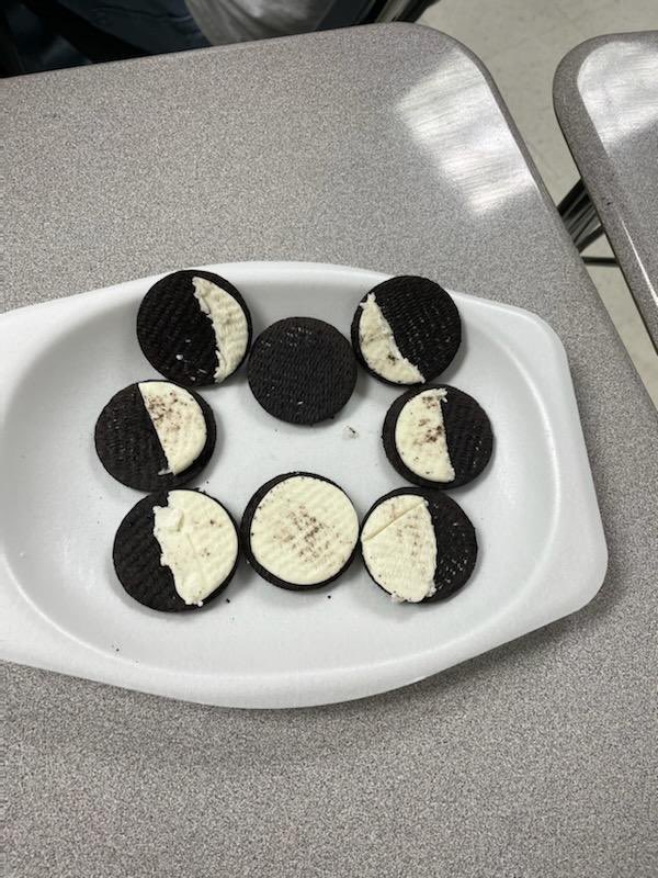 Also learning about moon phases with Oreo cookies—a lesson I could definitely sink my teeth into! <a href="/CyFairISD/">Cypress-Fairbanks ISD</a>
