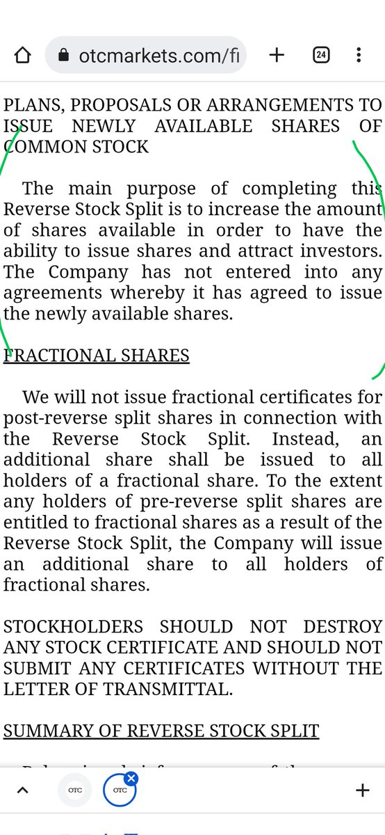 MaxInvestor89's tweet photo. $TGGI I have always stated that the possibility of a reverse split for NASDAQ Uplisting was VERY high...

But, I was thinking 1:50 or so, not 1:1000...😥

Nov 27 = proposed R/S date

Timing is bad, it's too soon for no reason.

They are reducing the A/S by 100x = slight relief https://t.co/B60oEBUGw3