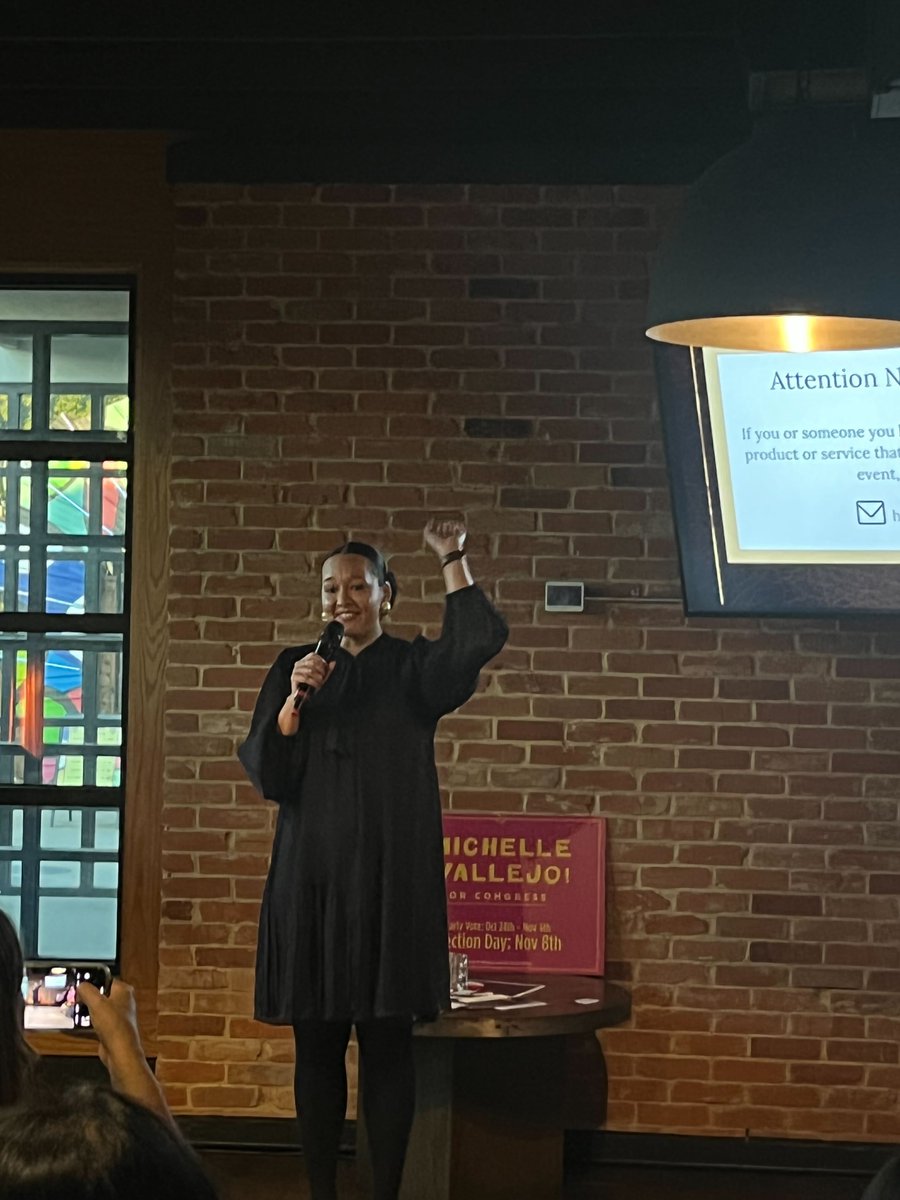 StonewallDalCo's tweet photo. On Tuesday night, Fundraising Chair @ElissaWev represented Stonewall Democrats of Dallas at a fundraiser that we supported for  
@RochelleMGarza for #texasattoneygeneral and @MichelleVforTX for Congress (#CD15)! #stonewallshowsup #SupportDemocrats #midterms2022 https://t.co/lxgzKhD4in