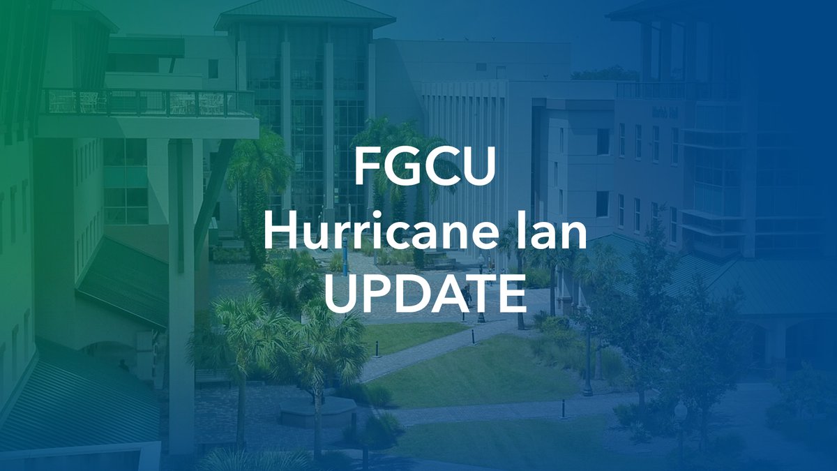 #FGCU's Hurricane Ian – Advisory 18 | Oct. 6, 2022, has been released. Read the full advisory here➡️facebook.com/photo/?fbid=47…
