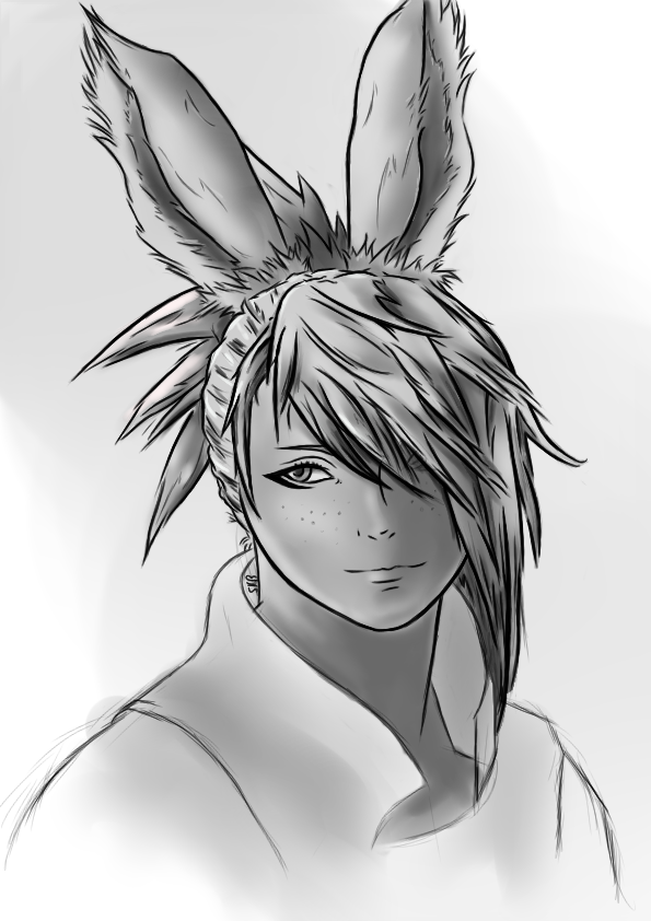 CryptoComix's tweet photo. I made a picture for my best Tank friend in Savage. Ty for (almost) never killing me with the TB <3 
#ff14 #finalfantasyXIV #FFXIV #Viera https://t.co/RpTkvVgN7u