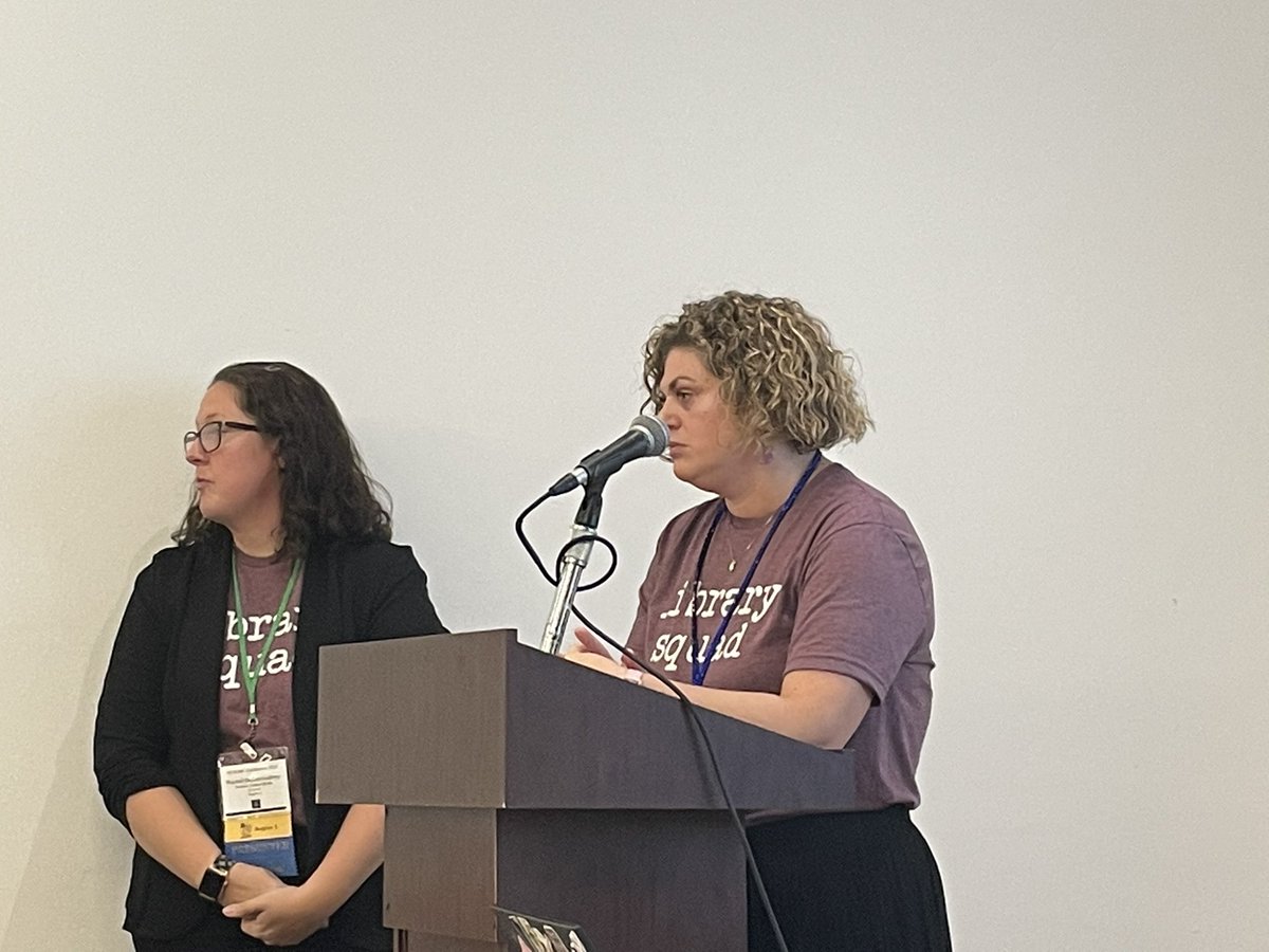 NancyCravey's tweet image. Learning about how to use Bonn’s Use Factor to be sure #GCSLibrariesEngage with collections that match the needs of our students! Great job Rachel and Annie! #ncslma22