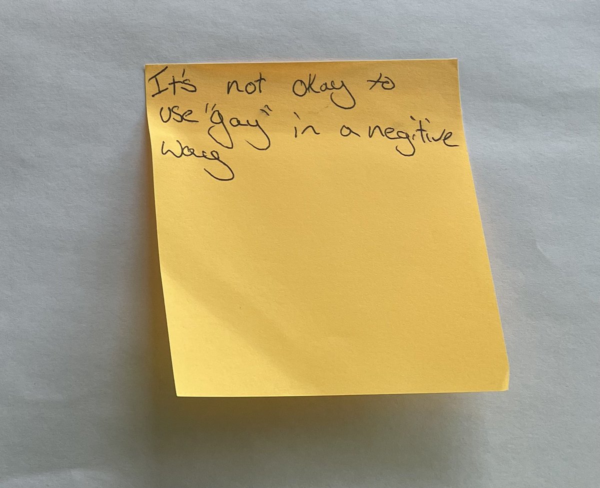 ArdAcademy's tweet photo. Adam and Ewan delivered their 3rd MVP session to S2 today and tackled the issue of homophobic language and it’s hurtful and corrosive impact. Our pupils left some key take-aways from the session.@MVPScot https://t.co/rk9QDNBgN2