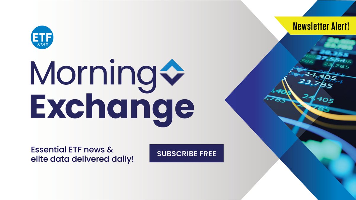 Join our community of a million global ETF investors and professionals. Subscribe to our free daily newsletter here: bit.ly/3Cik20G #ETFs #ETF #newsletter