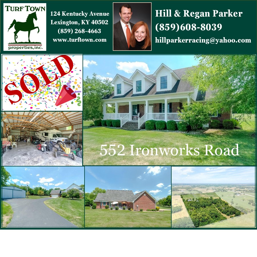 TurfTownProp's tweet photo. Hill Parker was happy to have participated in the sale of this lovely 26+ acre farm at 552 Ironworks Rd in Paris along with The Lane Team! Congratulation's to all parties!
#SOLD #horsecountry #farmlife #bluegrass #newhome #homesweethome #turftownproperties #lexky #parisky https://t.co/1F83HLPxNY