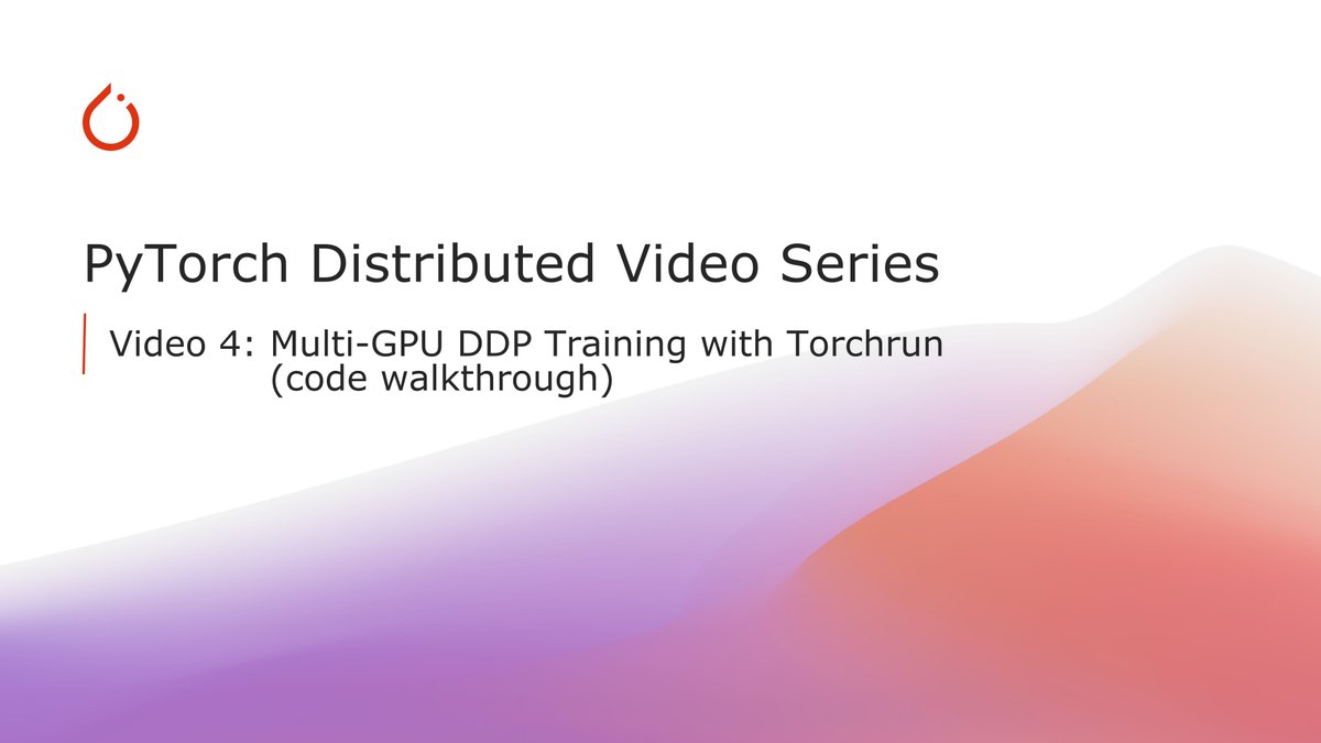 Some ML jobs fail due to code bugs, others due to (cloud) matrix glitches. Only need to restart the job? torchrun is your friend. Watch @subramen explain how training jobs can be fault-tolerant w/ torchrun & watch your script auto bounce back to life. bit.ly/3RJ7chY