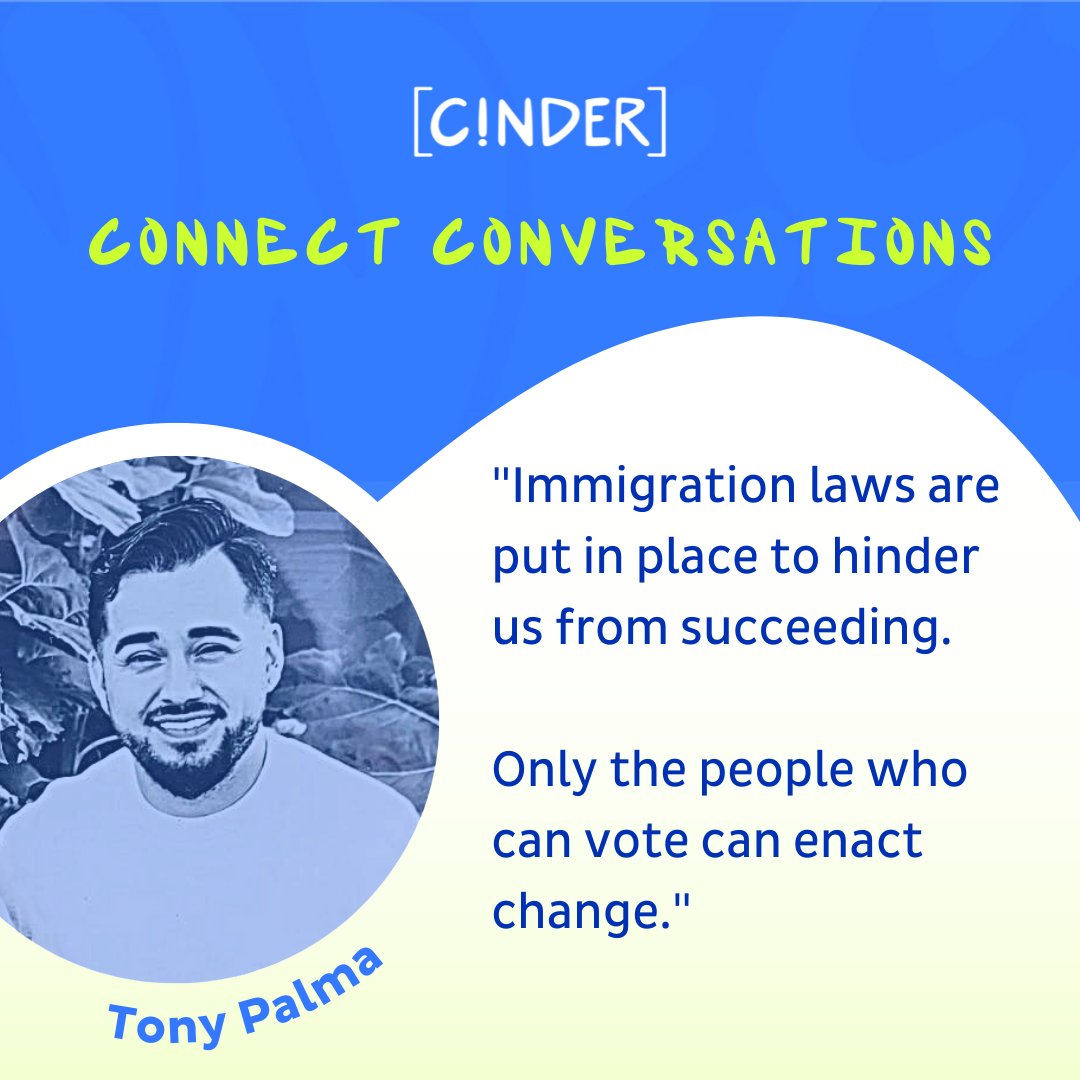 📢 Tony, thank you for speaking your truth at our Cinder Connect Conversation. We're grateful to you for sharing your perspective in our talk of Latinx &amp; Hispanic equity. 

💡Sign up for our event updates to connect with awesome people like Tony: bit.ly/36OanDq