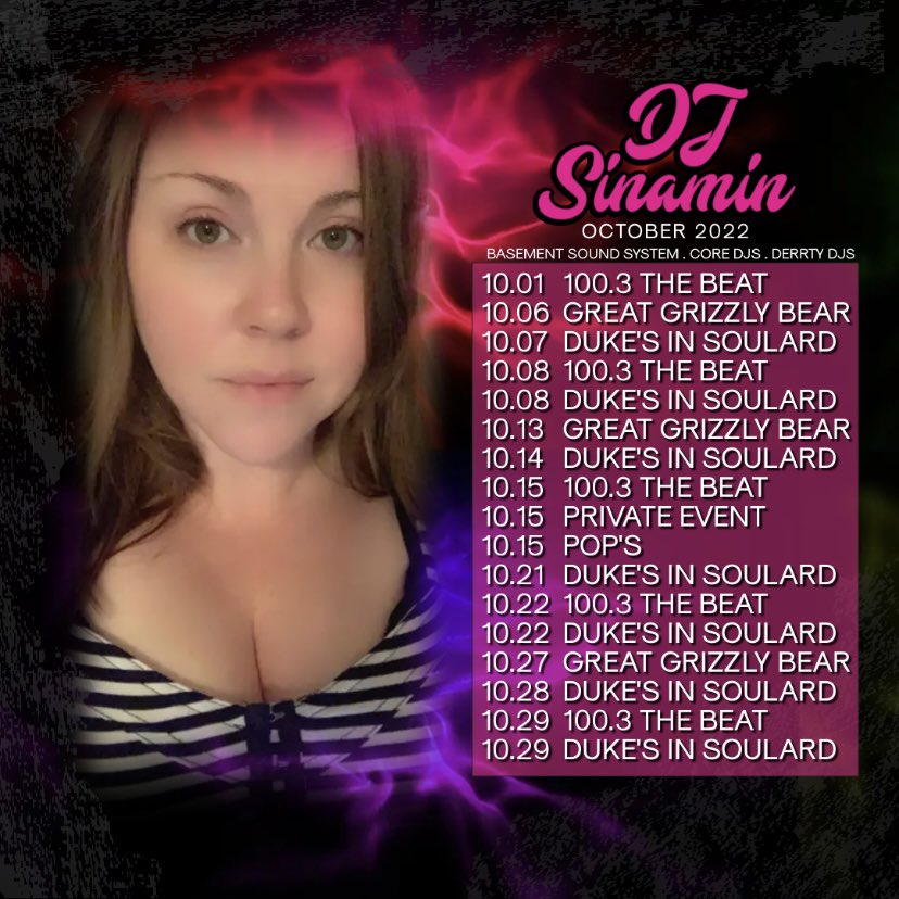 djsinamin's tweet photo. 👻 OCTOBER DATES 👻 SEE YOU ON THE DANCEFLOOR ST. LOUIS! https://t.co/g4WqIpZJy3