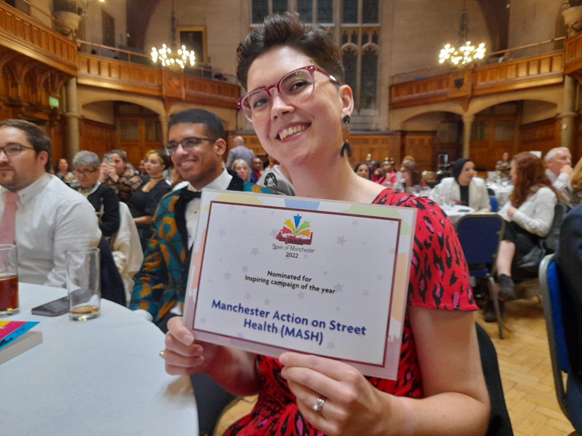 MASHManchester's tweet photo. Go on #teamMASH
Thank you for inviting us to this wonderful celebration @McrCommCentral
#SpiritOfMcr22 https://t.co/Ero20haEHu
