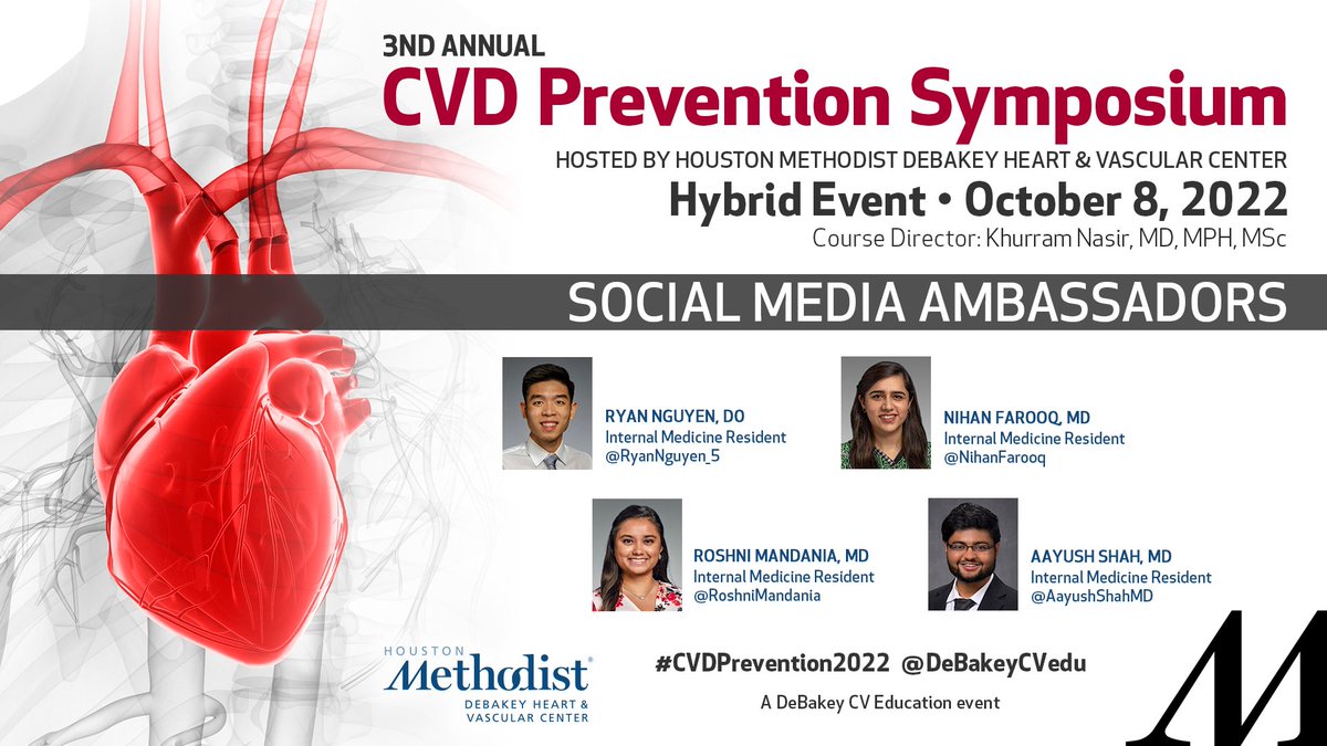 ONLY 2 DAYS until #CVDPrevention2022! Follow our social media ambassadors as they follow the conference throughout the day. You can still register at bit.ly/CVD-2022! Don't miss the #preventitivecardiology conference of the year.

#CardioEd  <a href="/nihanfarooq/">Nihan Farooq</a>