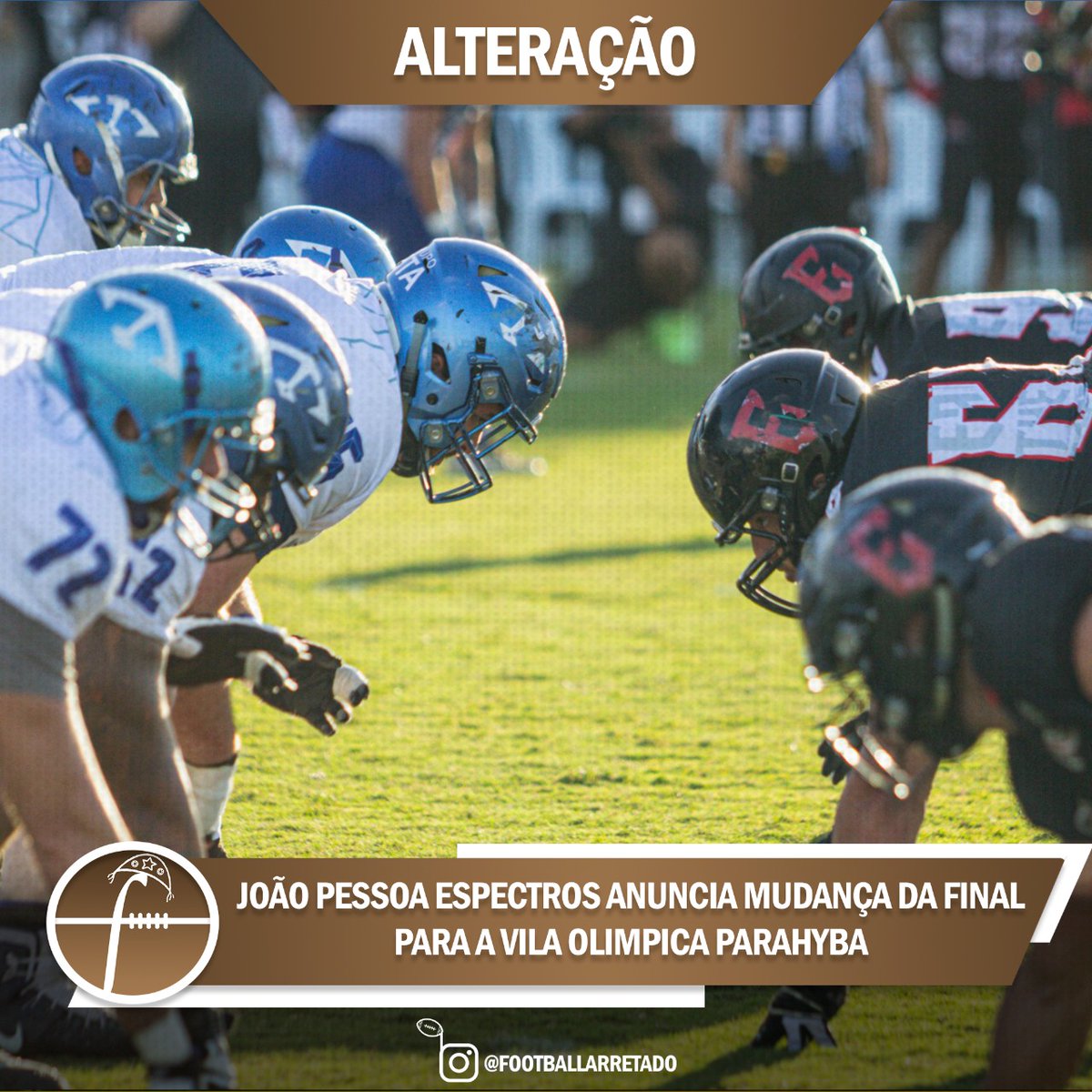 FootArretado's tweet photo. A partida precisou ser alterada, pois o Ministério Público não liberou a praça para a disputa da final por motivos de irregularidades no estádio. Com isso, a partida que se iniciaria às 15h, agora está marcada para às 14h.

📸 @andersonnssilva

#fabr #footballarretado #bfa https://t.co/Gd5nVPpn1I