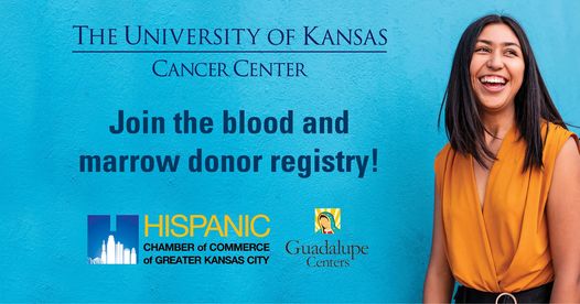 KUcancercenter's tweet photo. .@GCI1919 &amp; @hccgkc, in partnership with @KUcancercenter, is having a blood and marrow donor drive to help increase the diversity of the @BeTheMatch donor registry. You must be age 18-40 to join the registry. Learn about the event here: https://t.co/IqSb2dNw0w https://t.co/Gml4Xrw8A6