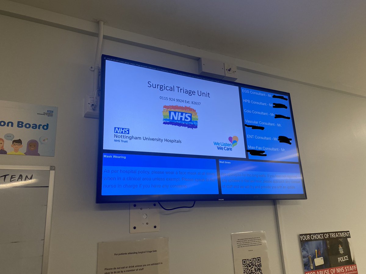 Patient’s spoke, We listened. STU TV and Information Monitor now up and running. Service Improvement through clear communication and better patient experience.@kjrooke @HannahCreswell1 @Hannahmolloy9 @C31Stu @ACP_Nick @SharedGovNUH @NUHSurgery