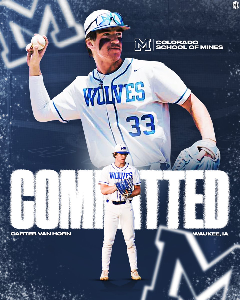 I am excited to announce my commitment to The Colorado School of Mines to continue my academic and baseball career! I want to thank God for giving me this opportunity as well as my family, coaches, and teammates for all their support! Go Orediggers! #helluvaengineer