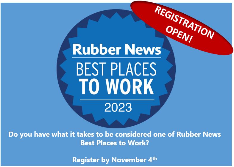 Register here: bestcompaniesgroup.com/best-places-to…
<a href="/RubberNews/">Rubber News</a>  #BestPlacestoWorkRubber